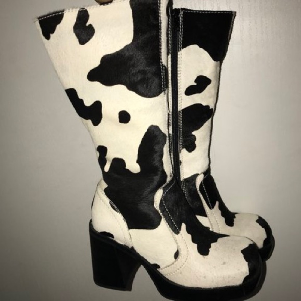 ISO! Jeffrey Campbell keely cow print boot